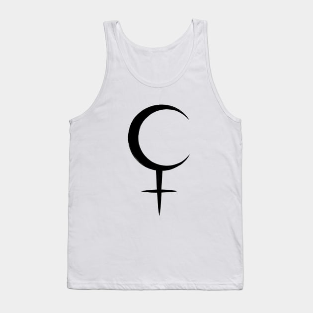 Lilith Moon Tank Top by OccultOmaStore